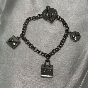 Dior Silver Charm Bracelet